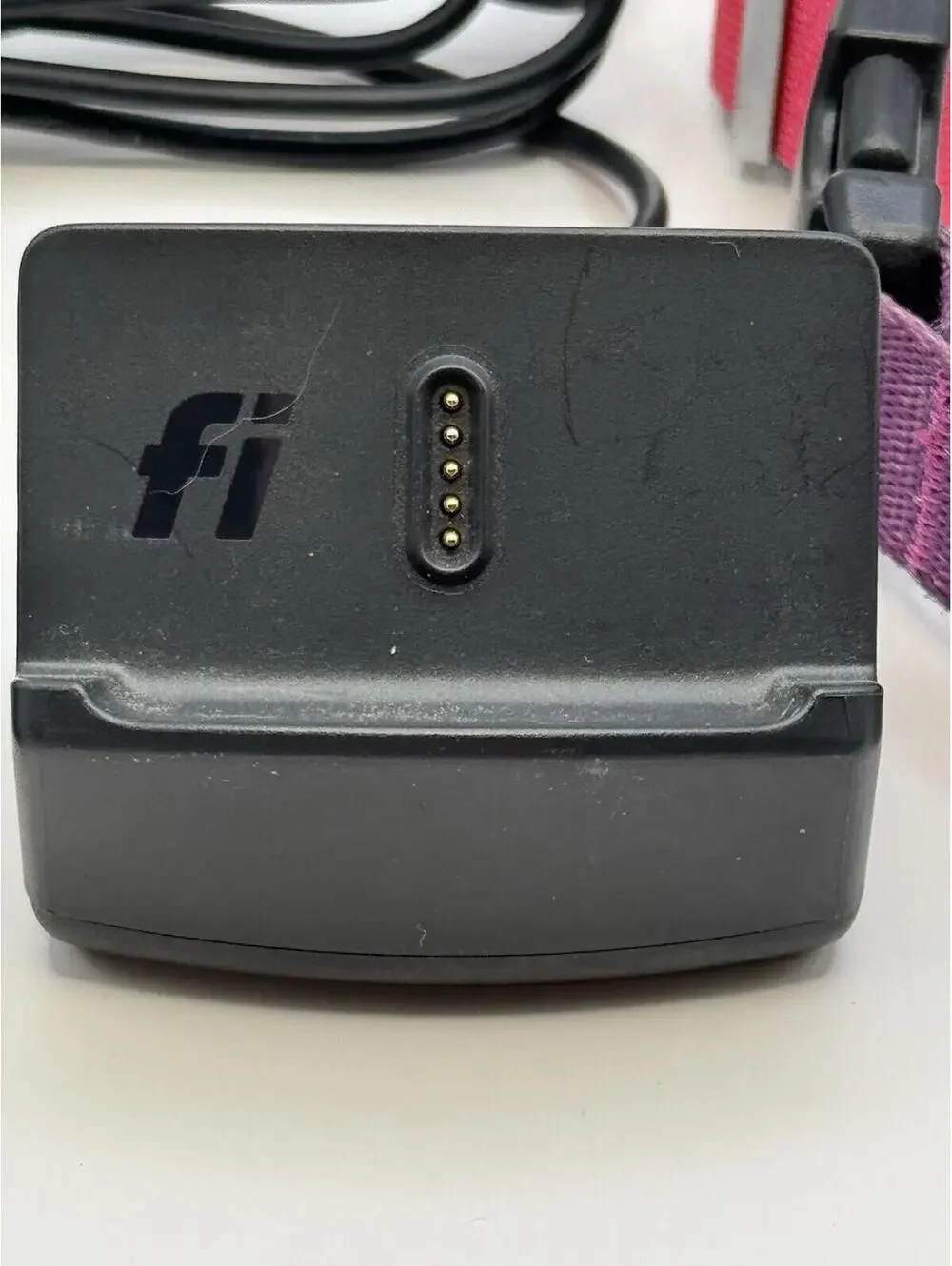Fi FC2 Dog Collar GPS Tracker Pink Fade Up to 14-in With Charger